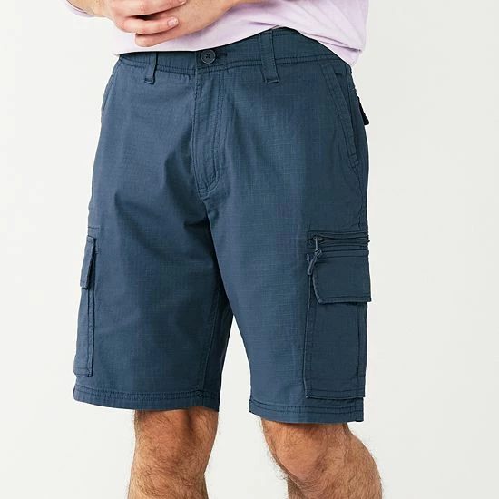 Men's Sonoma Goods For Life® 10-Inch Flexwear Ripstop Cargo Shorts Black 5 Men's Sonoma Goods For Life® 10-Inch Flexwear Ripstop Cargo Shorts Black - Image 3