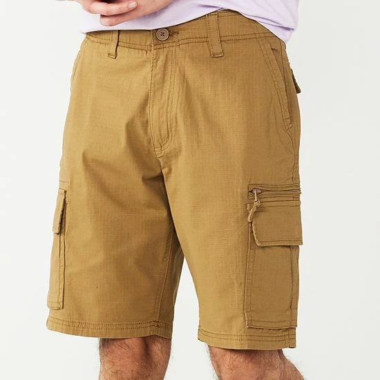 Men's Sonoma Goods For Life® 10-Inch Flexwear Ripstop Cargo Shorts Black 6 Men's Sonoma Goods For Life® 10-Inch Flexwear Ripstop Cargo Shorts Black - Image 4