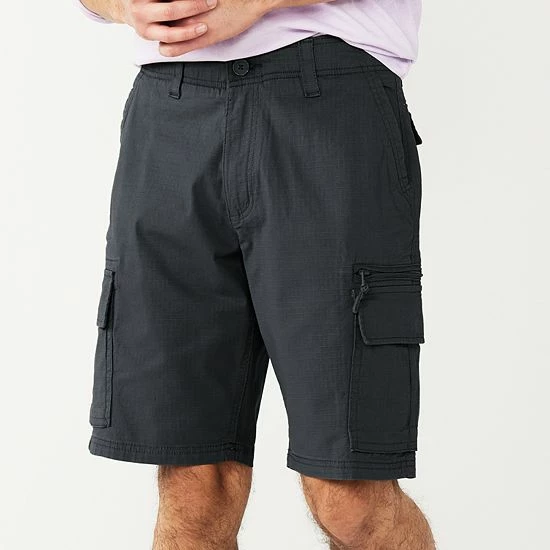 Men's Sonoma Goods For Life® 10-Inch Flexwear Ripstop Cargo Shorts Black 9 Men's Sonoma Goods For Life® 10-Inch Flexwear Ripstop Cargo Shorts Black - Image 7