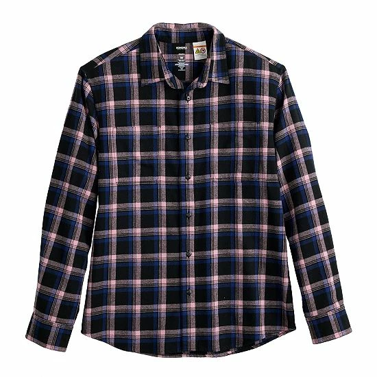 Men's Sonoma Goods For Life® Adaptive & Easy Dressing Flannel Shirt Gold Black Plaid 7 Men's Sonoma Goods For Life® Adaptive & Easy Dressing Flannel Shirt Gold Black Plaid - Image 5