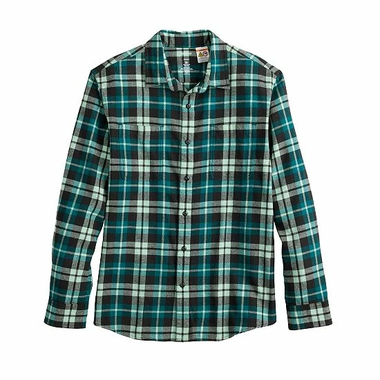 Men's Sonoma Goods For Life® Adaptive & Easy Dressing Flannel Shirt Gold Black Plaid 9 Men's Sonoma Goods For Life® Adaptive & Easy Dressing Flannel Shirt Gold Black Plaid - Image 7