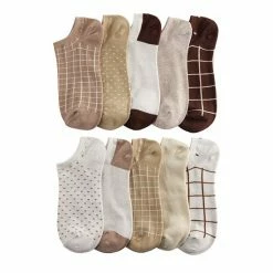 Sonoma Goods For Life® 10 Pack Check Pattern No Show Socks -Sonoma Goods For Life shop unnamed file 3222