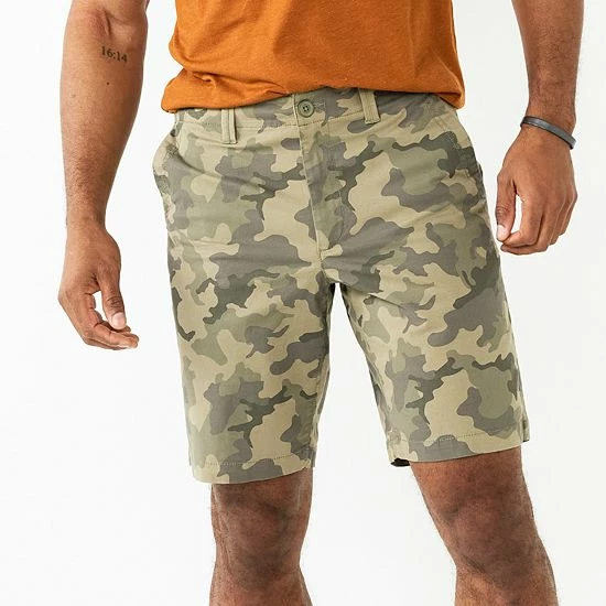 Sonoma Goods For Life® 10-Inch Everyday Flat-Front Shorts Underwater 3 Sonoma Goods For Life® 10-Inch Everyday Flat-Front Shorts Underwater