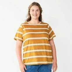 Plus Size Sonoma Goods For Life® Everyday Crewneck Tee Apricot Harvest -Sonoma Goods For Life shop unnamed file 3252