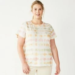 Plus Size Sonoma Goods For Life® Everyday Crewneck Tee Apricot Harvest -Sonoma Goods For Life shop unnamed file 3253