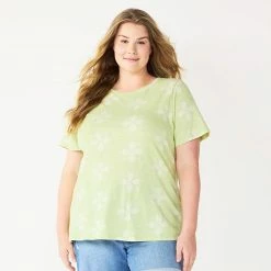 Plus Size Sonoma Goods For Life® Everyday Crewneck Tee Apricot Harvest -Sonoma Goods For Life shop unnamed file 3254