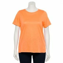 Plus Size Sonoma Goods For Life® Everyday Crewneck Tee Apricot Harvest -Sonoma Goods For Life shop unnamed file 3258