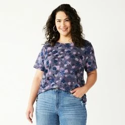 Plus Size Sonoma Goods For Life® Everyday Crewneck Tee Apricot Harvest -Sonoma Goods For Life shop unnamed file 3260