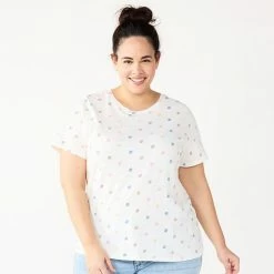 Plus Size Sonoma Goods For Life® Everyday Crewneck Tee Apricot Harvest -Sonoma Goods For Life shop unnamed file 3264