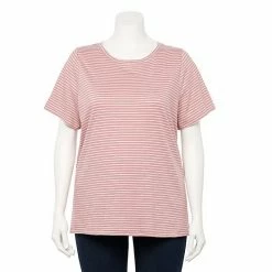 Plus Size Sonoma Goods For Life® Everyday Crewneck Tee Apricot Harvest -Sonoma Goods For Life shop unnamed file 3265