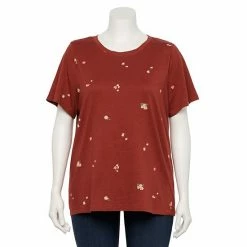 Plus Size Sonoma Goods For Life® Everyday Crewneck Tee Apricot Harvest -Sonoma Goods For Life shop unnamed file 3266