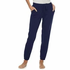 Women's Sonoma Goods For Life® Essential Banded-Bottom Pajama Pants Black -Sonoma Goods For Life shop unnamed file 3295
