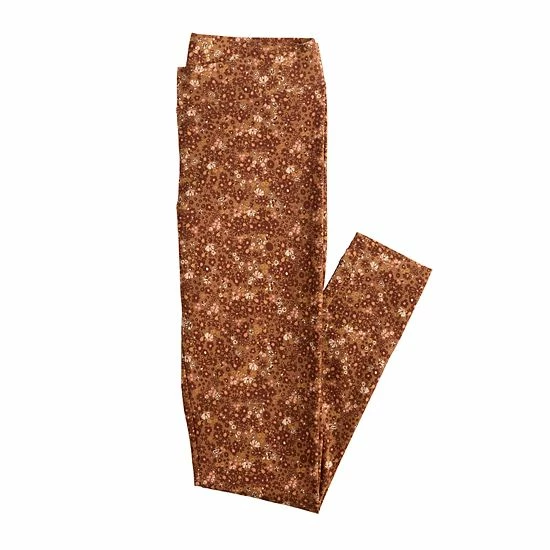 Women's Sonoma Goods For Life® Adaptive Mid-Rise Leggings Grey Floral 7 Women's Sonoma Goods For Life® Adaptive Mid-Rise Leggings Grey Floral - Image 5