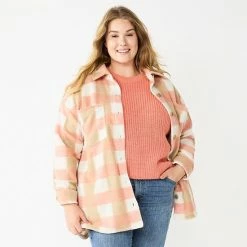 Plus Size Sonoma Goods For Life® Cozy Shacket Blue Plaid 11 Plus Size Sonoma Goods For Life® Cozy Shacket Blue Plaid -Sonoma Goods For Life shop unnamed file 3315