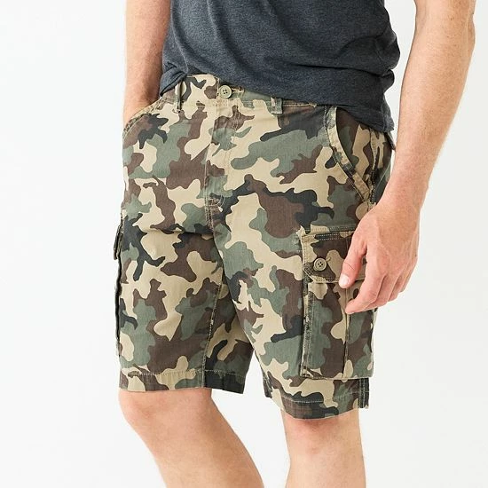 Men's Sonoma Goods For Life® Everyday 10" Cargo Shorts Olive Camo 13 Men's Sonoma Goods For Life® Everyday 10" Cargo Shorts Olive Camo - Image 11