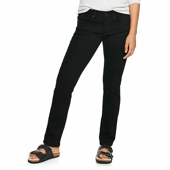 Women's Sonoma Goods For Life® Supersoft Midrise Straight-Leg Jeans Silvia 15 Women's Sonoma Goods For Life® Supersoft Midrise Straight-Leg Jeans Silvia - Image 13