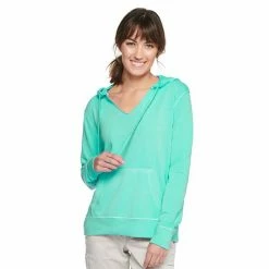 Women's Sonoma Goods For Life® Supersoft Splitneck Hoodie Cream -Sonoma Goods For Life shop unnamed file 3389