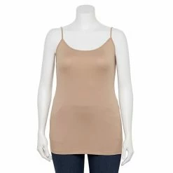 Plus Size Sonoma Goods For Life® Spaghetti Strap Cami Peach -Sonoma Goods For Life shop unnamed file 3408
