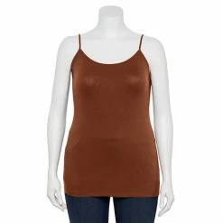 Plus Size Sonoma Goods For Life® Spaghetti Strap Cami Peach -Sonoma Goods For Life shop unnamed file 3409