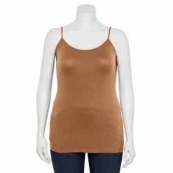 Plus Size Sonoma Goods For Life® Spaghetti Strap Cami Peach -Sonoma Goods For Life shop unnamed file 3410