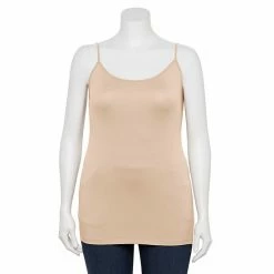 Plus Size Sonoma Goods For Life® Spaghetti Strap Cami Peach -Sonoma Goods For Life shop unnamed file 3414