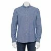 Men's Sonoma Goods For Life® Perfect-Length Button-Down Shirt Blue Plaid Check -Sonoma Goods For Life shop unnamed file 342