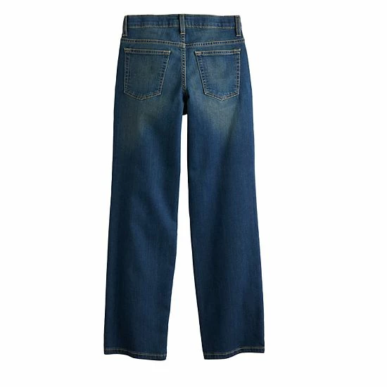 Boys 7-20 Sonoma Goods For Life® Flexwear Loose Straight Jeans Medium Wash 4 Boys 7-20 Sonoma Goods For Life® Flexwear Loose Straight Jeans Medium Wash - Image 2