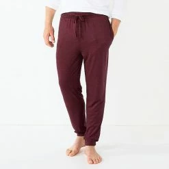 Men's Sonoma Goods For Life® Seriously Soft Jogger Pajama Pants Grey Blue Houndstooth -Sonoma Goods For Life shop unnamed file 3448