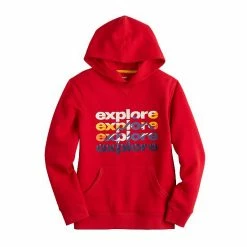 Kids 8-20 Sonoma Goods For Life® Supersoft Fleece Hoodie In Regular & Plus Red Explore -Sonoma Goods For Life shop unnamed file 3477