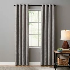Sonoma Goods For Life® Ultimate Performance Woven Geo 2-pack 100% Blackout Curtain Gray -Sonoma Goods For Life shop unnamed file 3553