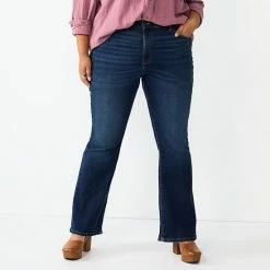 Plus Size Sonoma Goods For Life® Premium High-Waisted Flare Jeans Light Wash -Sonoma Goods For Life shop unnamed file 3576