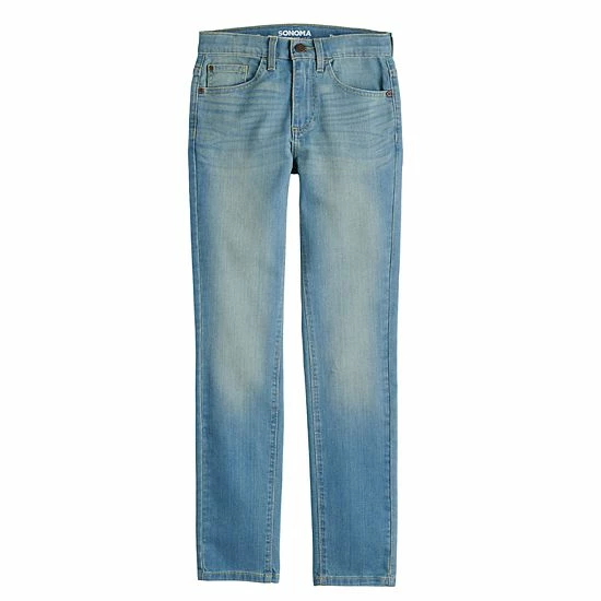 Boys 7-20 Sonoma Goods For Life® Flexwear Skinny Jeans Dark Wash 8 Boys 7-20 Sonoma Goods For Life® Flexwear Skinny Jeans Dark Wash - Image 6