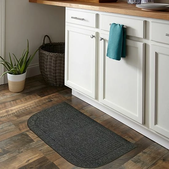 Sonoma Goods For Life® Sawyer Ridge Framed Striped Accent Kitchen Rug Charcoal 8 Sonoma Goods For Life® Sawyer Ridge Framed Striped Accent Kitchen Rug Charcoal - Image 6
