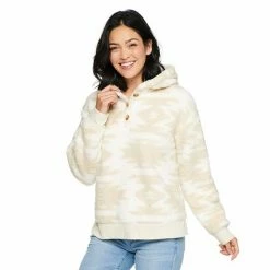 Women's Sonoma Goods For Life® Henley Sherpa Hoodie Mauve -Sonoma Goods For Life shop unnamed file 3657