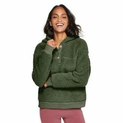 Women's Sonoma Goods For Life® Henley Sherpa Hoodie Mauve -Sonoma Goods For Life shop unnamed file 3659