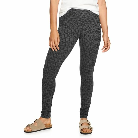Petite Sonoma Goods For Life® Essential Leggings Dark Dusty Heather 5 Petite Sonoma Goods For Life® Essential Leggings Dark Dusty Heather - Image 3