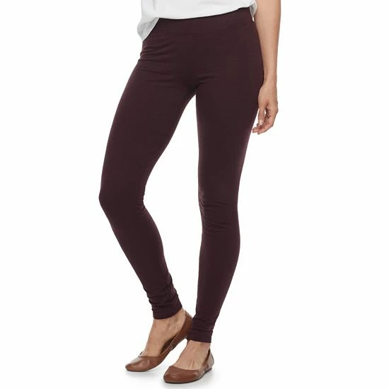 Petite Sonoma Goods For Life® Essential Leggings Dark Dusty Heather 7 Petite Sonoma Goods For Life® Essential Leggings Dark Dusty Heather - Image 5