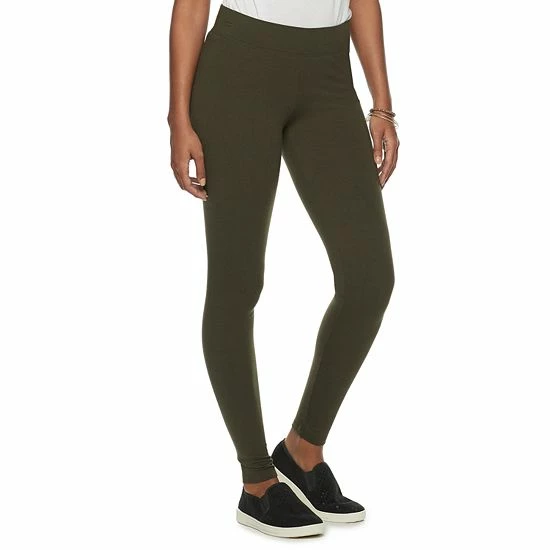 Petite Sonoma Goods For Life® Essential Leggings Dark Dusty Heather 10 Petite Sonoma Goods For Life® Essential Leggings Dark Dusty Heather - Image 8