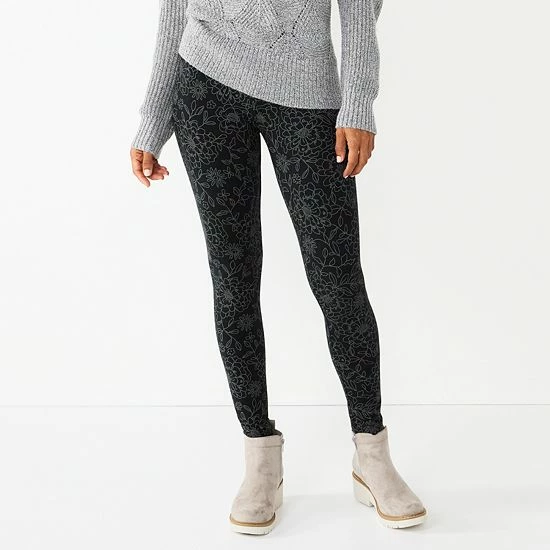 Petite Sonoma Goods For Life® Essential Leggings Dark Dusty Heather 19 Petite Sonoma Goods For Life® Essential Leggings Dark Dusty Heather - Image 17