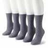 Women's Sonoma Goods For Life® 5-Pack Roll Top Crew Socks Gray Marl 1 Women's Sonoma Goods For Life® 5-Pack Roll Top Crew Socks Gray Marl -Sonoma Goods For Life shop unnamed file 3681