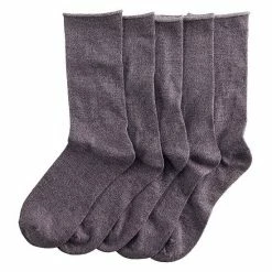 Women's Sonoma Goods For Life® 5-Pack Roll Top Crew Socks Gray Marl 12 Women's Sonoma Goods For Life® 5-Pack Roll Top Crew Socks Gray Marl -Sonoma Goods For Life shop unnamed file 3683