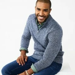 Men's Sonoma Goods For Life® Quarter-Zip Sweater Black -Sonoma Goods For Life shop unnamed file 369