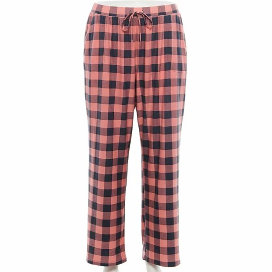 Plus Size Sonoma Goods For Life® Knit Pajama Pants Black Cat 15 Plus Size Sonoma Goods For Life® Knit Pajama Pants Black Cat - Image 13