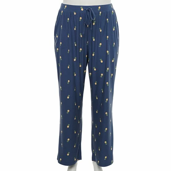 Plus Size Sonoma Goods For Life® Knit Pajama Pants Black Cat 21 Plus Size Sonoma Goods For Life® Knit Pajama Pants Black Cat - Image 19