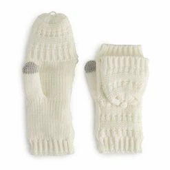 Women's Sonoma Goods For Life® Ladder Stitch Flip Top Mittens Ivory Nep 15 Women's Sonoma Goods For Life® Ladder Stitch Flip Top Mittens Ivory Nep -Sonoma Goods For Life shop unnamed file 3714