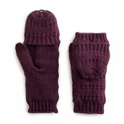 Women's Sonoma Goods For Life® Ladder Stitch Flip Top Mittens Ivory Nep 16 Women's Sonoma Goods For Life® Ladder Stitch Flip Top Mittens Ivory Nep -Sonoma Goods For Life shop unnamed file 3715