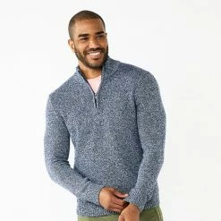 Men's Sonoma Goods For Life® Quarter-Zip Sweater Black -Sonoma Goods For Life shop unnamed file 372