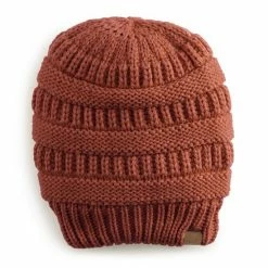 Women's Sonoma Goods For Life® Beanie Rust -Sonoma Goods For Life shop unnamed file 3727