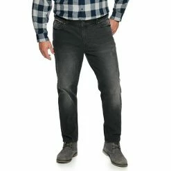 Big & Tall Sonoma Goods For Life® Regular Fit Tapered Jeans Dark Stone -Sonoma Goods For Life shop unnamed file 3736