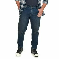 Big & Tall Sonoma Goods For Life® Regular Fit Tapered Jeans Dark Stone -Sonoma Goods For Life shop unnamed file 3738